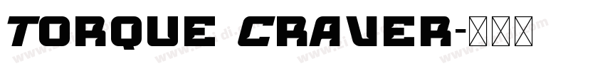 Torque Craver字体转换